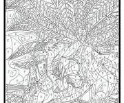 Coloriage Un coloriage complexe par lettre