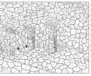 Coloriage Voiture drole Magique pour adultes
