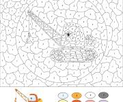 Coloriage Crane magique cp maternelle