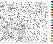 Coloriage Gar&ccedil;on astronaute num&eacute;rot&eacute; jusqu'&agrave; 16