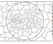 Coloriage Lit magique cp maternelle