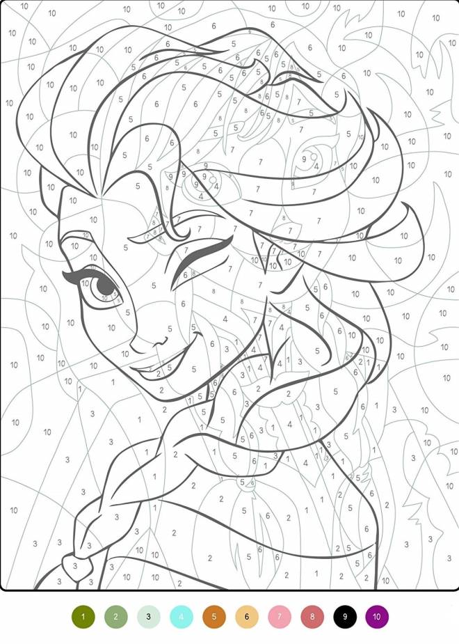 Coloriage et dessins gratuits Magique la Reine des neiges Disney à imprimer
