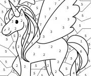 Coloriage Magique Licorne