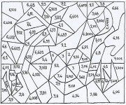 Coloriage Magiques Math&eacute;matique