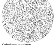 Coloriage et dessins gratuit Magiques Numération pour enfant à imprimer