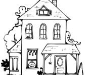 Coloriage et dessins gratuit Image de mirroir hant&eacute; à imprimer