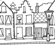 Coloriage et dessins gratuit Les Batiments 45 à imprimer