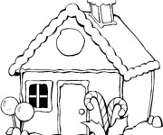 Coloriage Maisons 12