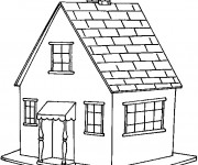 Coloriage et dessins gratuit Maisons 14 à imprimer