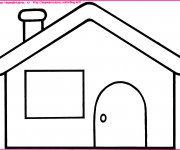 Coloriage et dessins gratuit Maisons 2 à imprimer