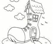 Coloriage Maisons 23