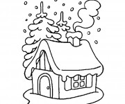 Coloriage Maisons 24