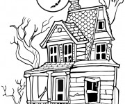 Coloriage Maisons 25