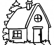 Coloriage Maisons 28