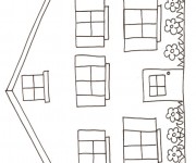 Coloriage Maisons 29