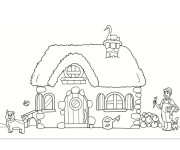 Coloriage Maisons 30