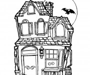Coloriage Maisons 32