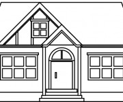 Coloriage Maisons 34
