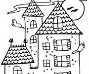 Coloriage Maisons 47