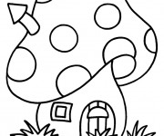 Coloriage Maisons 48