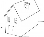 Coloriage et dessins gratuit Maisons 7 à imprimer