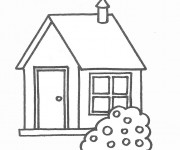 Coloriage et dessins gratuit Petite Maison à imprimer