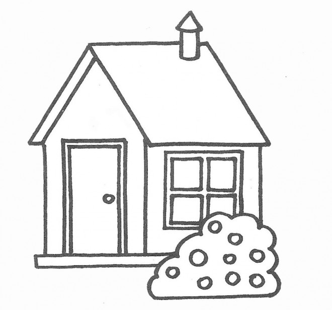 Coloriage et dessins gratuits Petite Maison à imprimer