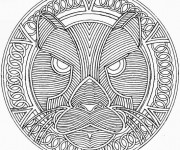 Coloriage et dessins gratuit Adulte Tigre Difficile à imprimer