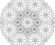 Coloriage et dessins gratuit Ciron Mandala à imprimer