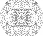 Coloriage et dessins gratuit Ciron Mandala à imprimer