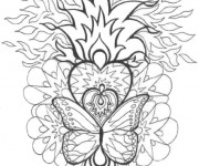 Coloriage et dessins gratuit Mandala Difficile Feu à imprimer