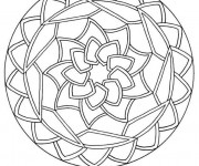 Coloriage Beau Mandala En Ligne