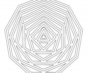 Coloriage Mandala Cylindrique En Ligne