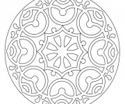 Coloriage Mandala En Ligne à télécharger