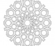 Coloriage Mandala En Ligne centralisé