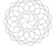 Coloriage Mandala En Ligne Circulaire