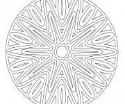Coloriage Mandala En Ligne destressant