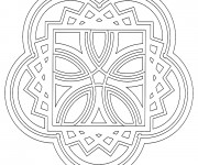Coloriage Mandala Formes En Ligne
