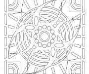 Coloriage Mandala Oeil Adulte