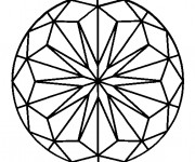 Coloriage Mandala pour t&eacute;l&eacute;chargement