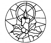 Coloriage Illustration Mandala Noel