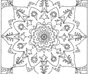 Coloriage Mandala Noel Aritstique