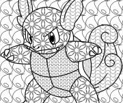Coloriage Mandala Pokemon imprimable
