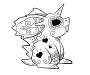 Coloriage Mandala pokemon Ratata
