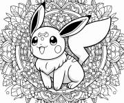 Coloriage Pok&eacute;mon difficile d&eacute;stressant