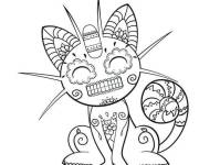 Coloriage Pokemon Miaou anti-stress