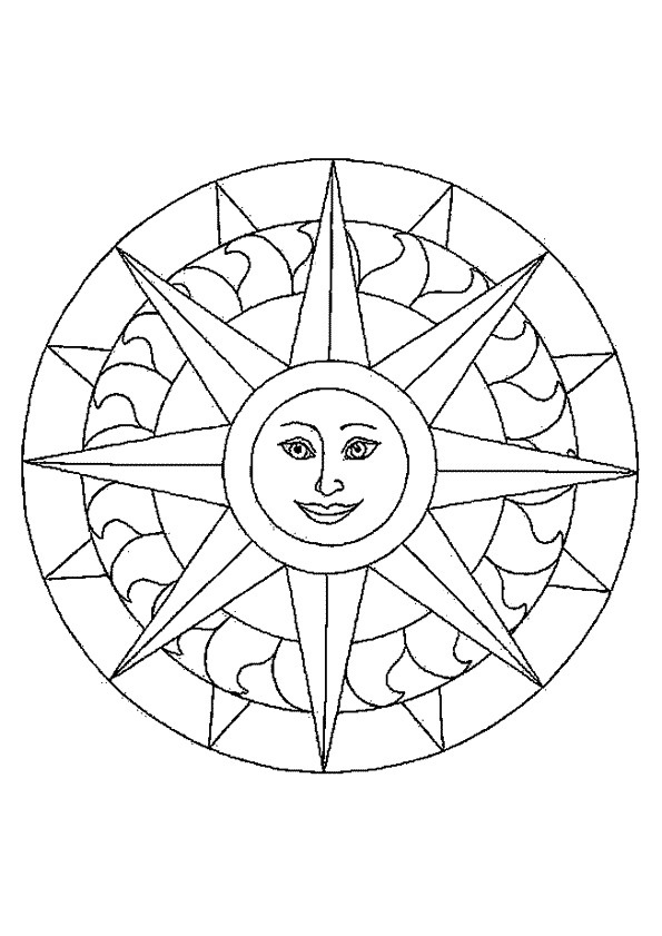 Coloriage Soleil Gratuit A Imprimer