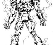 Coloriage Armure d'Iron Man