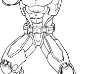 Coloriage Attaque forte d&rsquo;Iron Man