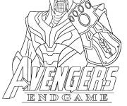 Coloriage Avengers Endgames de Marvel